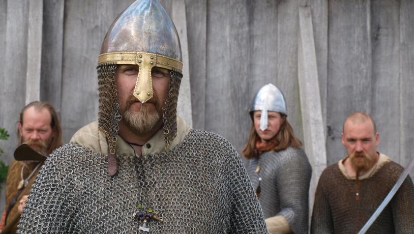 Vikingar på Vikingacentret i Ribe