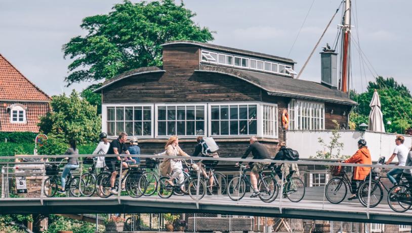 Cyklister i Christianshavn, Köpenhamn