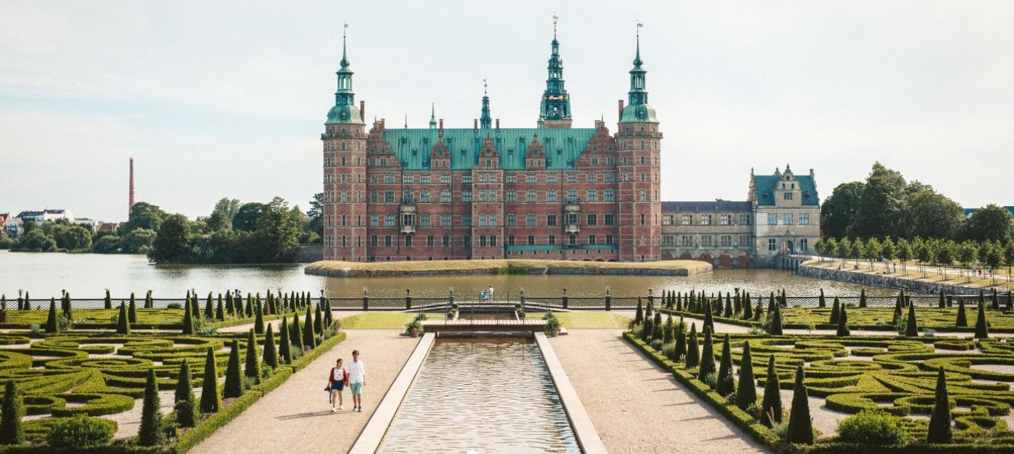 Frederiksborg Slott på Nordsjälland
