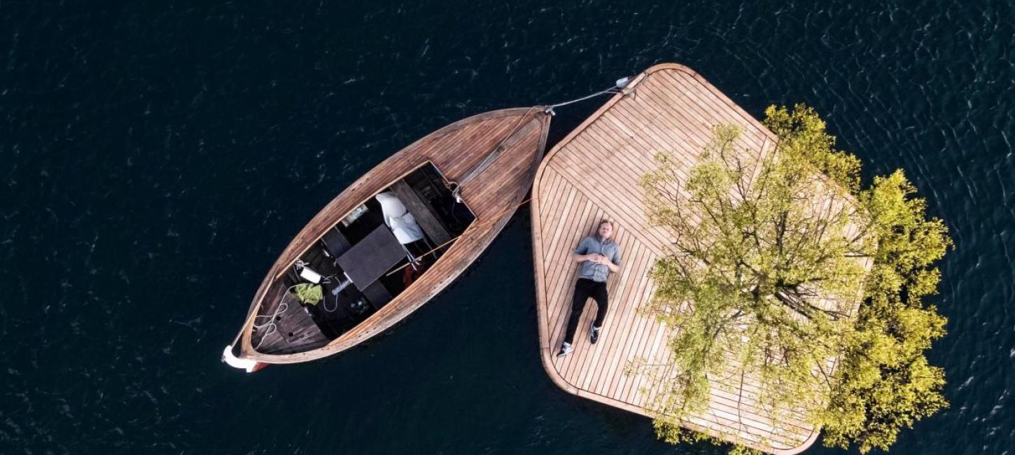 Små konstgjorda öar i Köpenhamns hamn - Copenhagen Islands