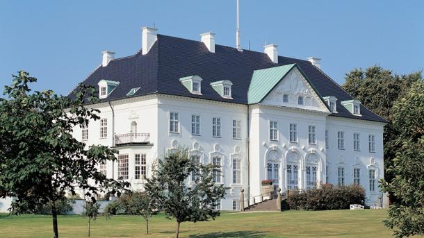 Marselisborg palace in Aarhus