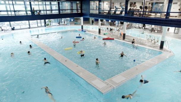 Swimming pool of DGI Byen in Copenhagen