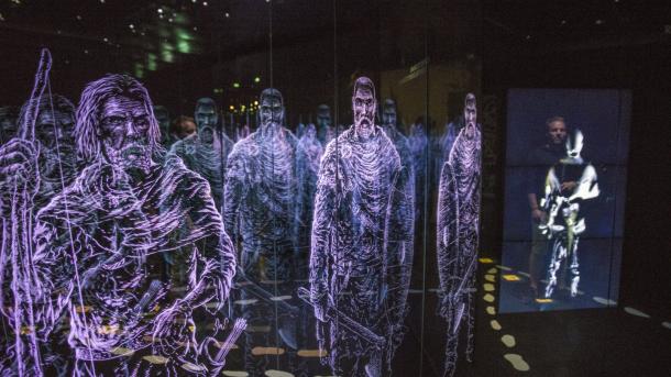 Kongernes Jelling museum in Denemarken