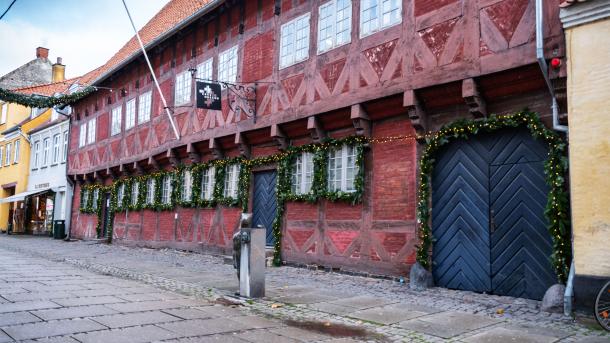 An old building in Køge Museum