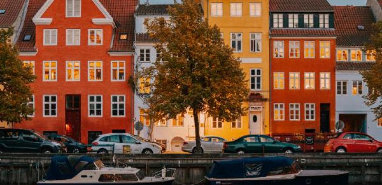 Christianshavn in Kopenhagen im Herbst