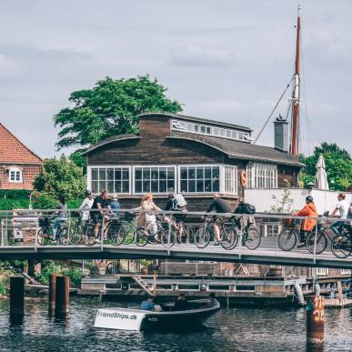 Cyklister i Christianshavn, Köpenhamn