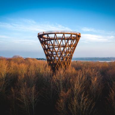 Utsiktstornet Camp Adventure på Sydsjälland