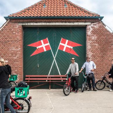 A group on a puch maxi tour of northwest Denmark